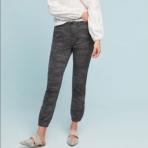 NWT Anthropologie Camo Joggers